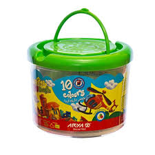 خمیر 10 رنگ سطلی آریا کد 1068